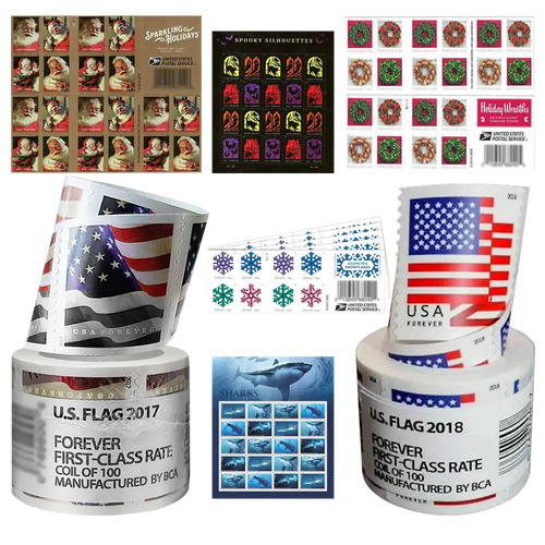 USA First-Class Forever Postage Stamps Bundle - ShadowsDeal