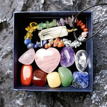 Spiritual Healing Crystals Stone Chakras Gift Box