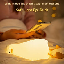 Duck Bird Children's Bedside Silicone Night Light Lamp
