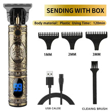 Vintage Cordless Rechargeable Hair Trimmer for Men - ShadowsDeal