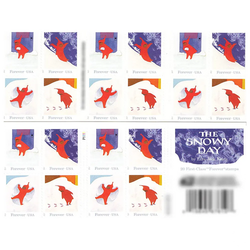 The Snowy Day Forever Postage Stamps